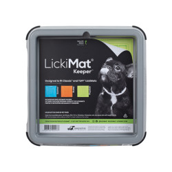 Mangeoire pour chiens Lickimat Indoor Keeper Gris polypropylène