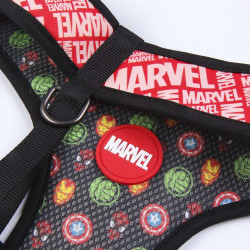 Hundegeschirr Marvel Reversibel S/M Rot