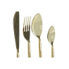 Besteck DKD Home Decor Gold Edelstahl 4,5 x 1,5 x 21 cm 16 Stücke