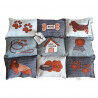 Hundebett 100 % polyester (59 x 10 x 79 cm)