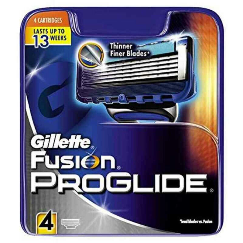 Ersatz-Rasierklingen Fusion Proglide Gillette (4 uds)