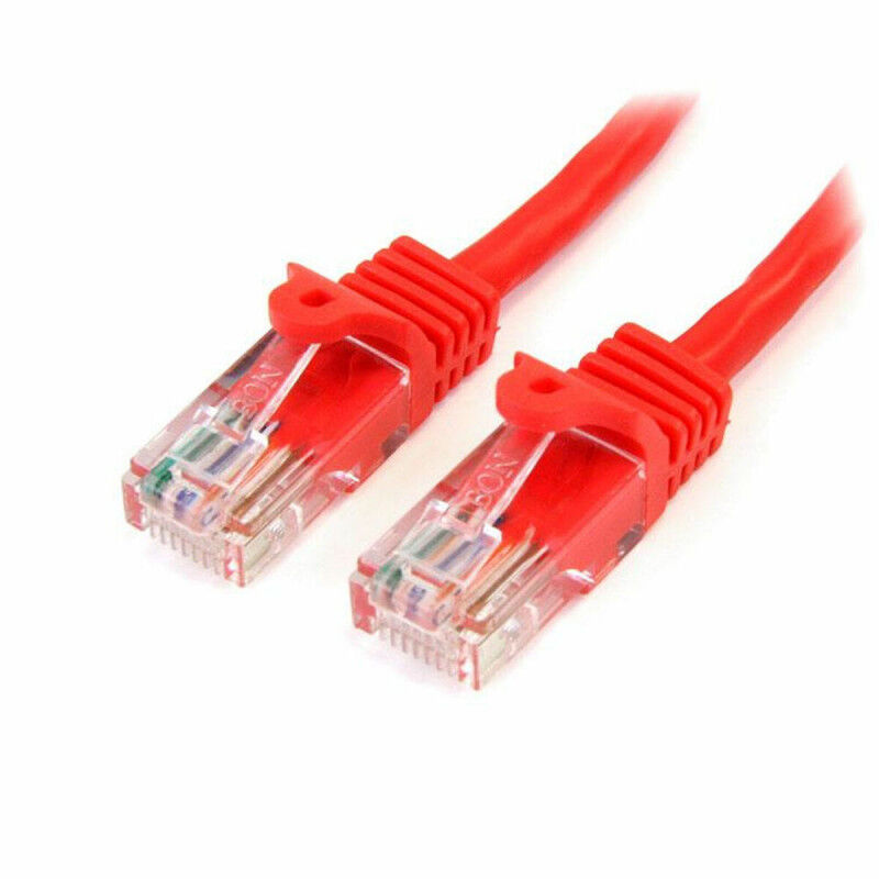 UTP starres Netzwerkkabel der Kategorie 6 Startech 45PAT3MRD 3 m Rot