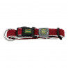 Dog collar Hunter Plus Thread Red Size L (40-60 cm)