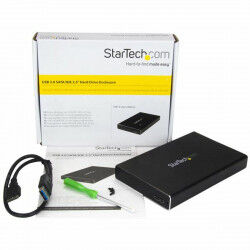 Boîtier Externe Startech UNI251BMU33 Noir USB SATA Micro USB B USB 3.2