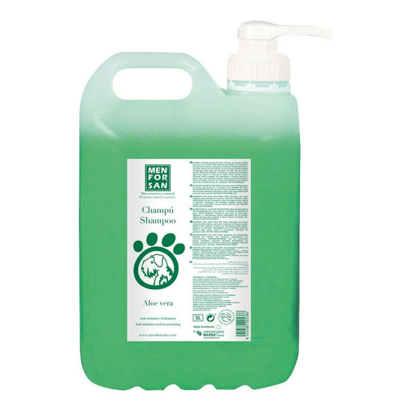 Shampoo für Haustiere Menforsan 5 L Hund Aloe Vera