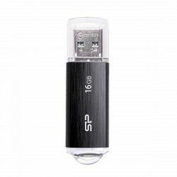 Clé USB Silicon Power SP016GBUF2U02V1K 16 GB USB 2.0 Noir 16 GB