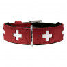 Hundehalsband Hunter Swiss 35-39.5 cm Rot/Schwarz