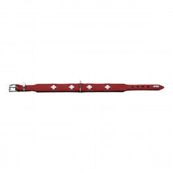 Hundehalsband Hunter Swiss 35-39.5 cm Rot/Schwarz