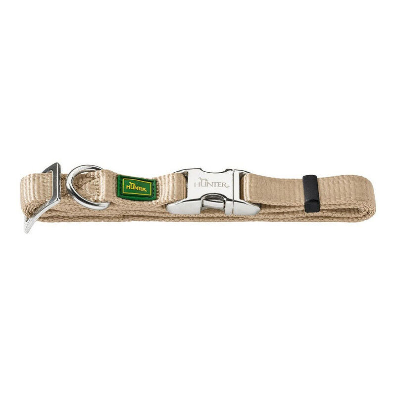 Dog collar Hunter Alu-Strong Beige Size M (40-55 cm)