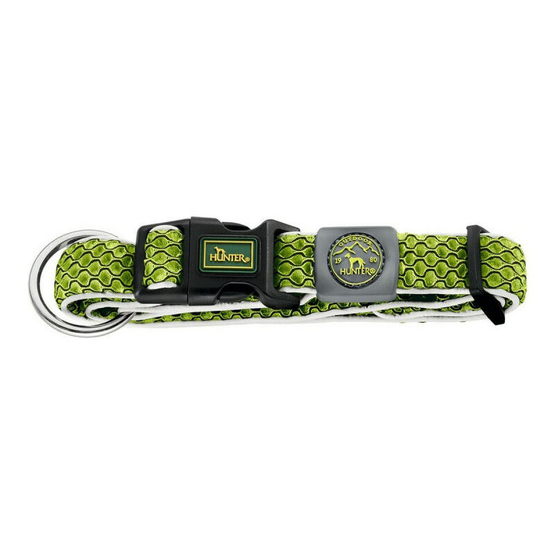 Hundehalsband Hunter Plus Thema Neongrün XL (45-70 cm)