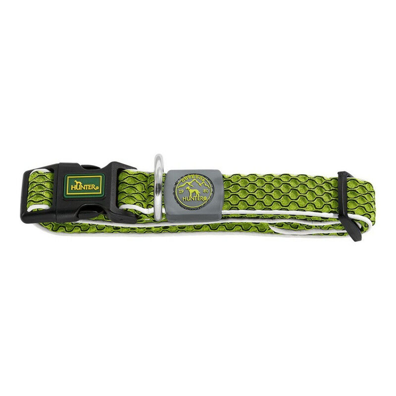 Hundehalsband Hunter Basic Thema Neongrün 20