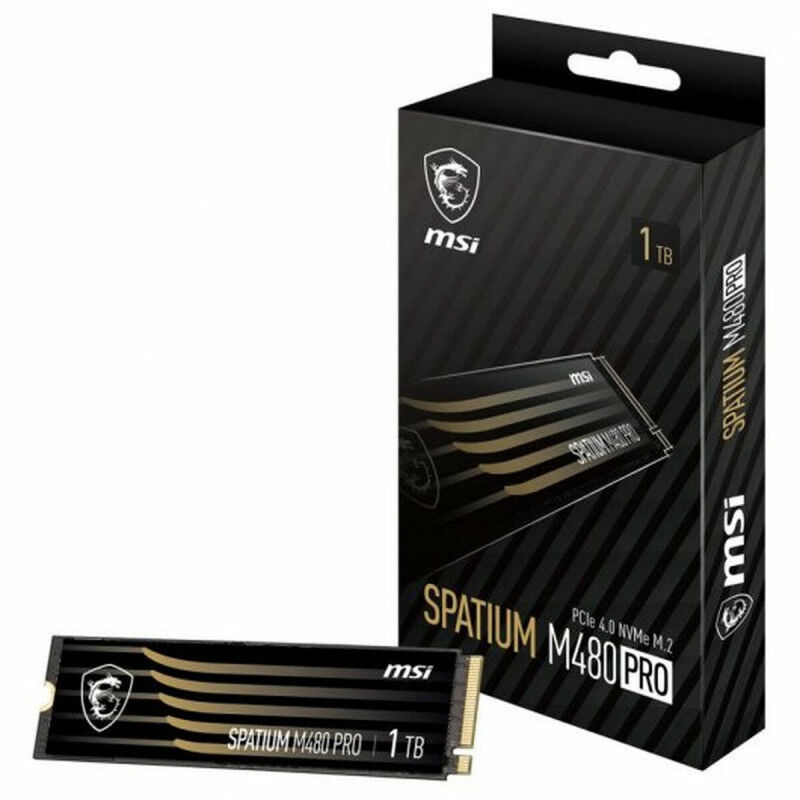 Disque dur MSI SPATIUM M480 PRO PCIE 4.0 NVME M.2 1TB 1 TB SSD