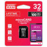 Carte Mémoire Micro SD avec Adaptateur GoodRam M1AA-0320R12 Cours 10 UHS-I 100 Mb/s